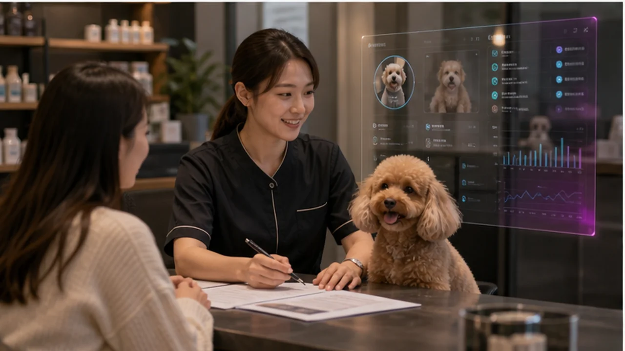 爪印動物照護 產業情境圖 作品圖